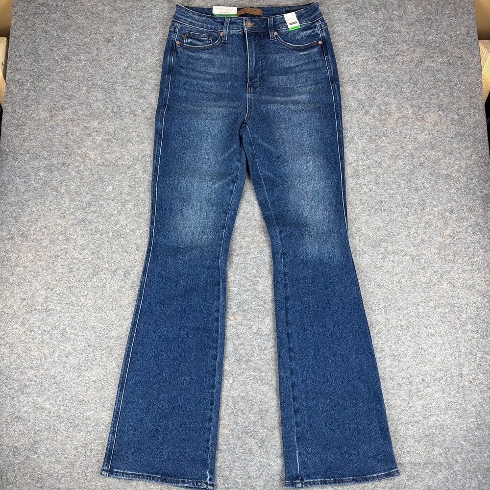 Judy Blue High Waist Boot Cut Denim Jeans 34" Blue Womens 9/29 Long